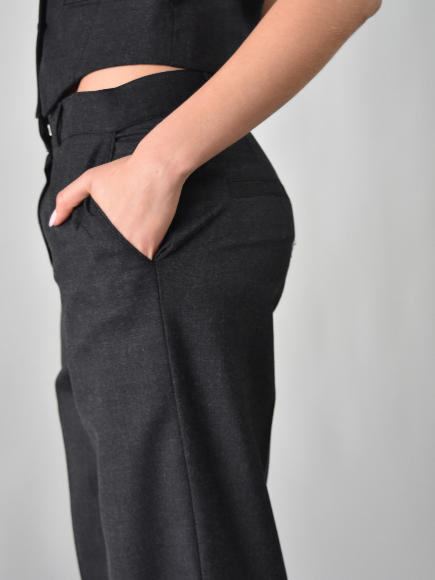Pantalón Sastrero 006  - Gris Marengo