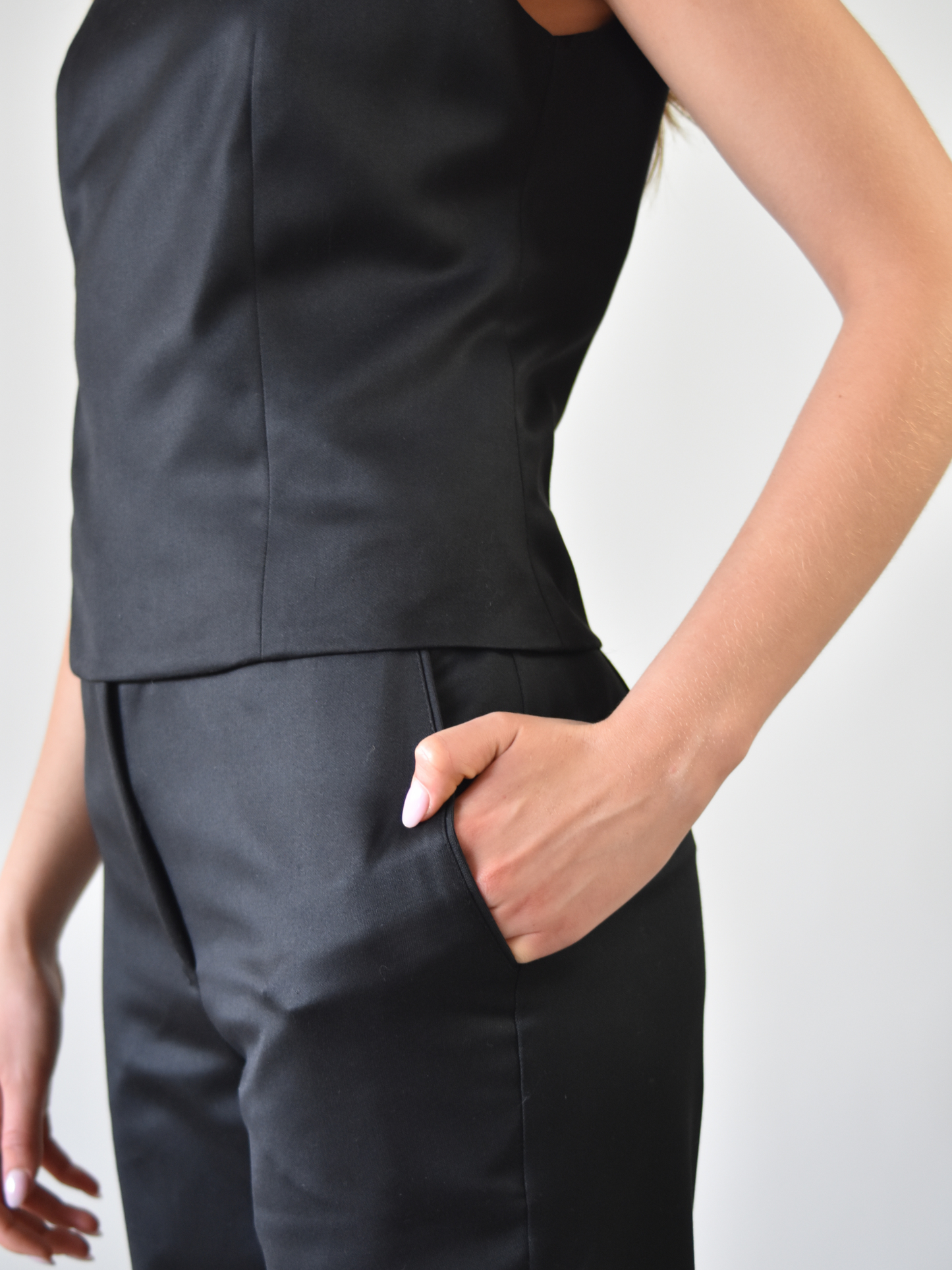 Pantalón Sastrero 006  - Negro