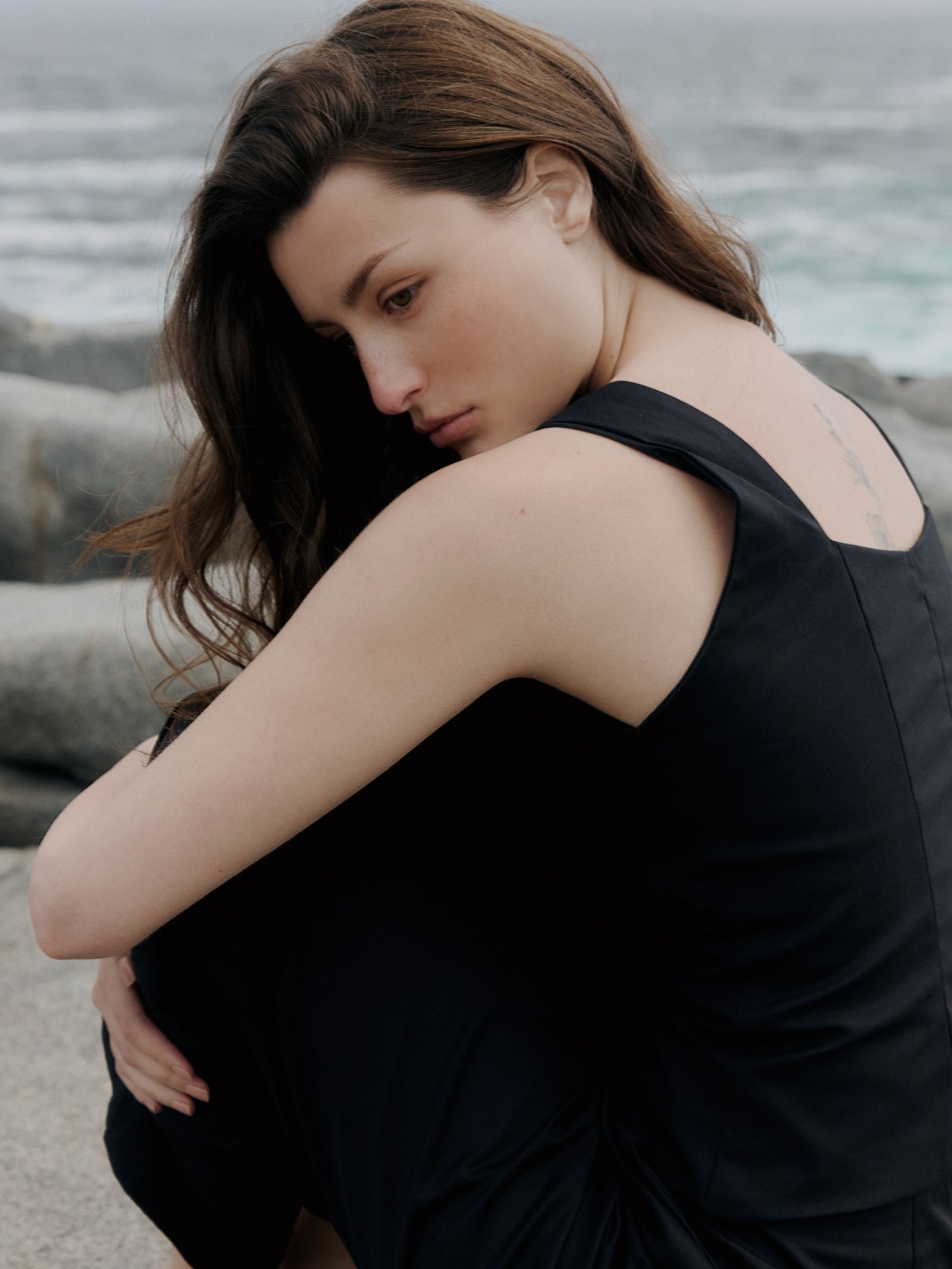 Polera Corset 102 - Negro