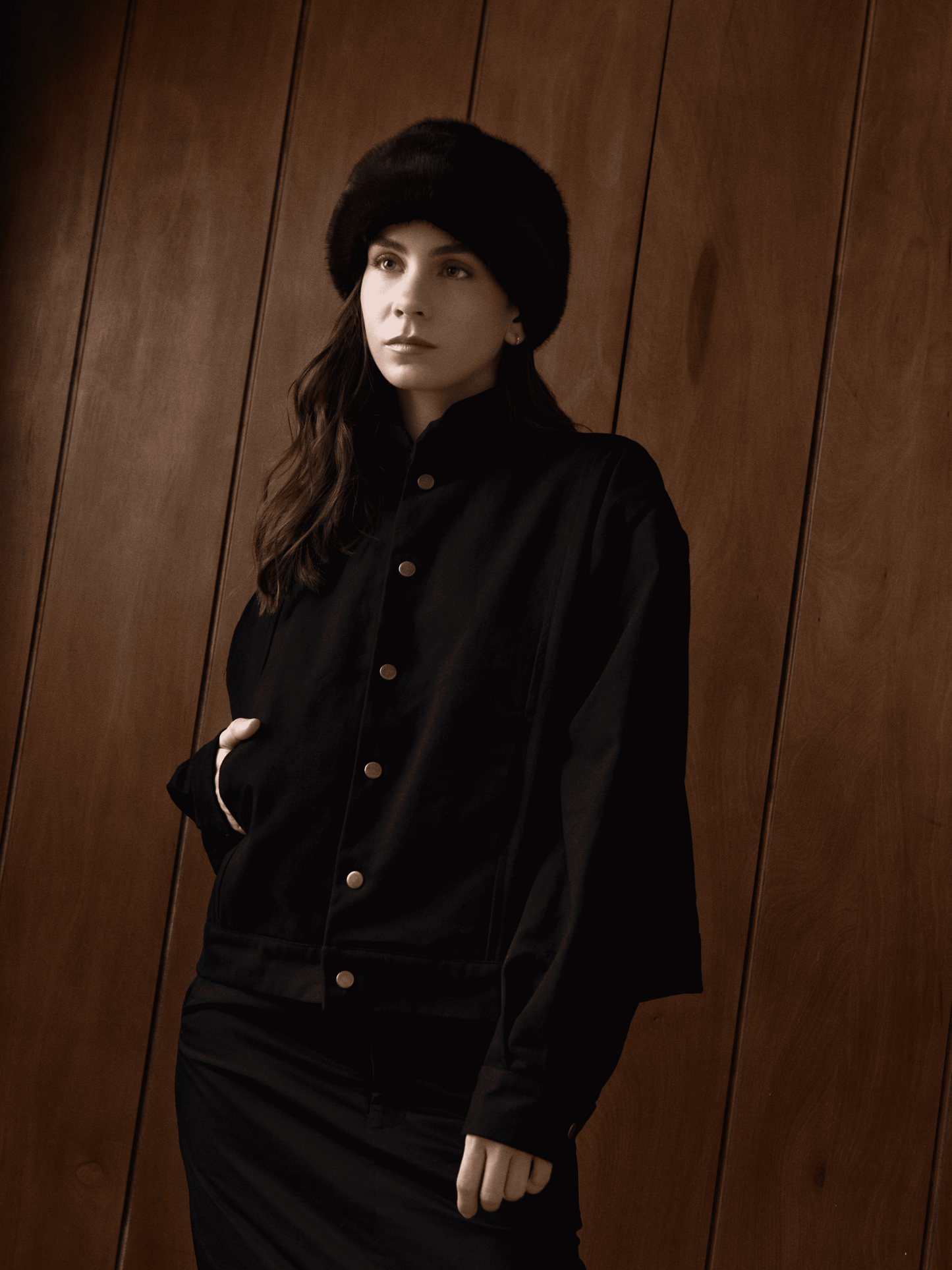 Chaqueta Gabardina 127 - Negro
