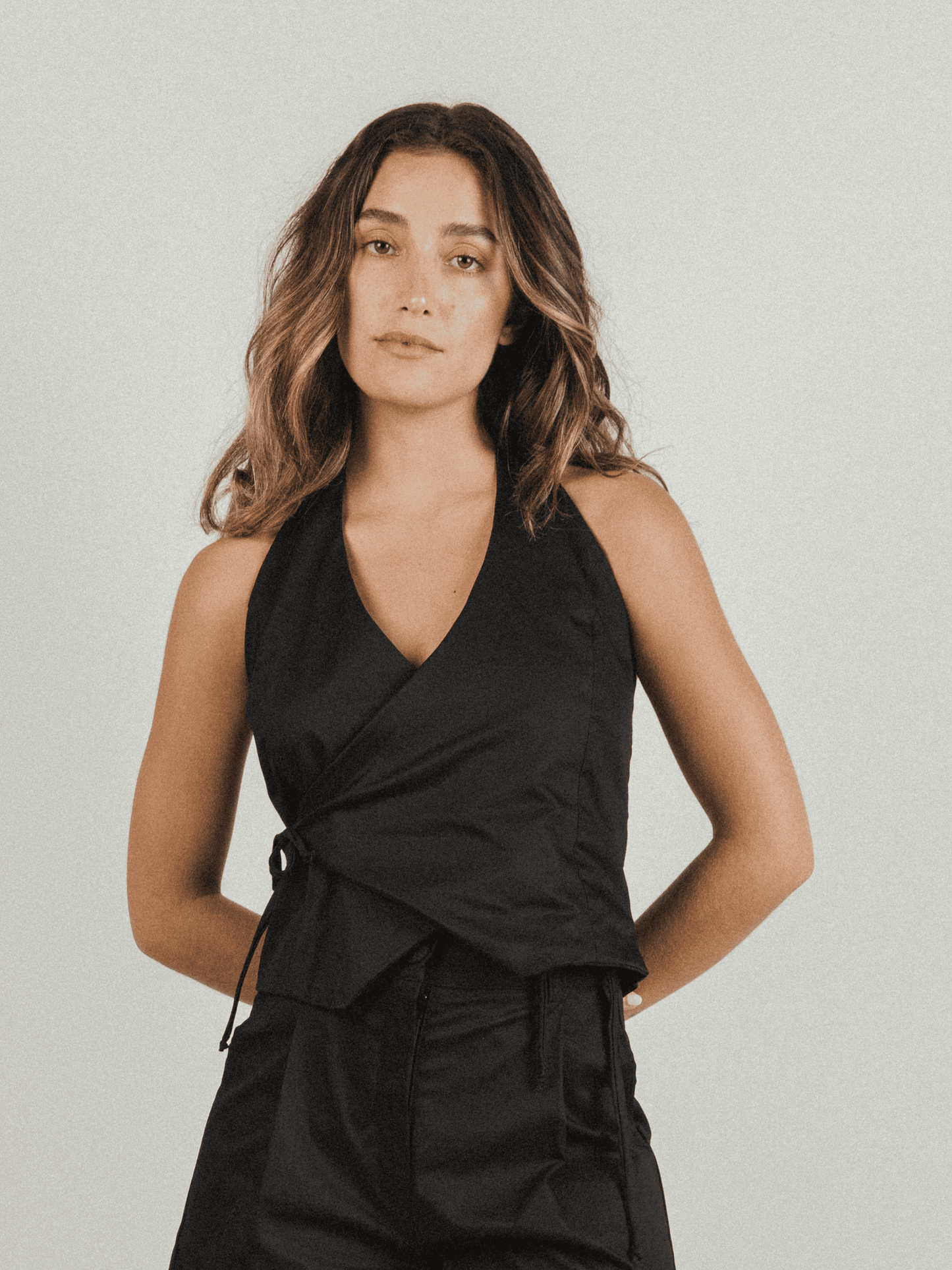 Polera Cruzada 118 - Negro