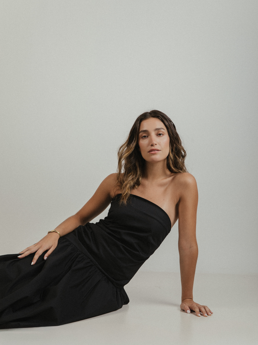 Vestido Strapless 115 - Negro