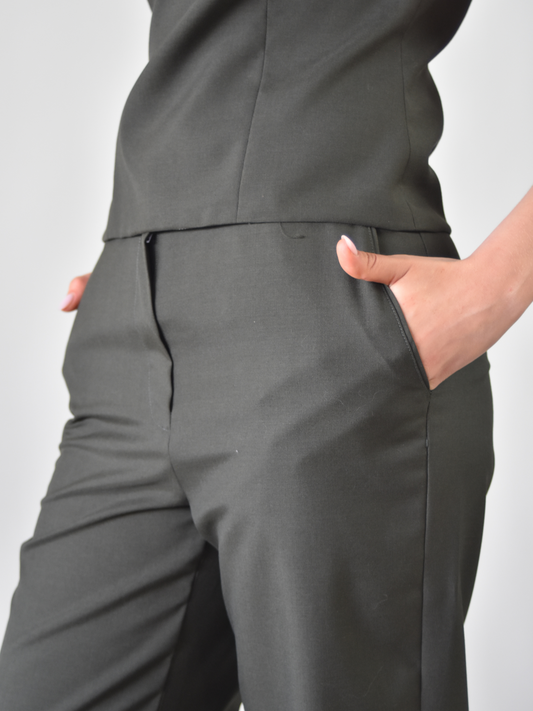 Pantalón Sastrero 006 - Verde Olivo