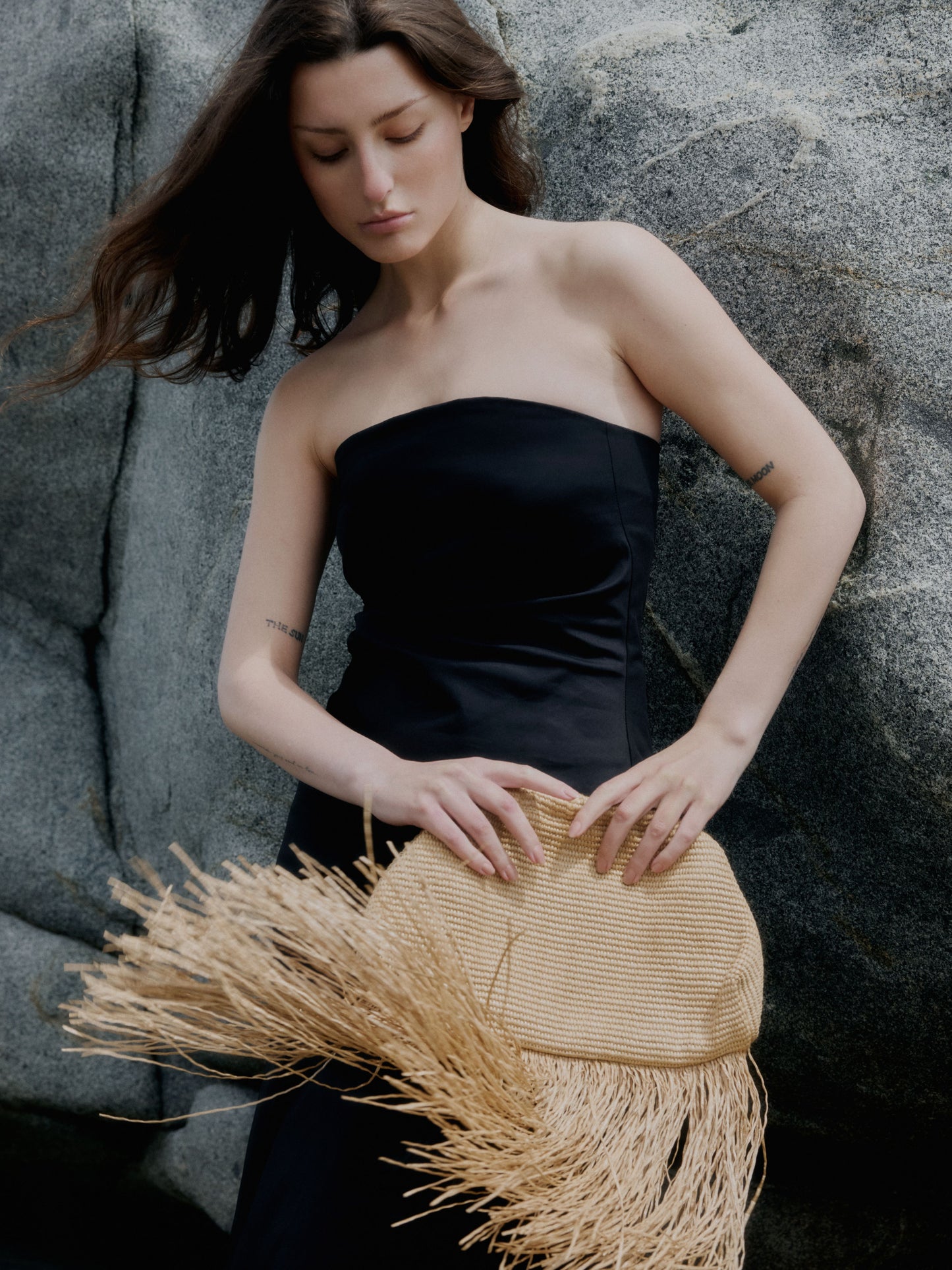 Polera Strapless 110 - Negro