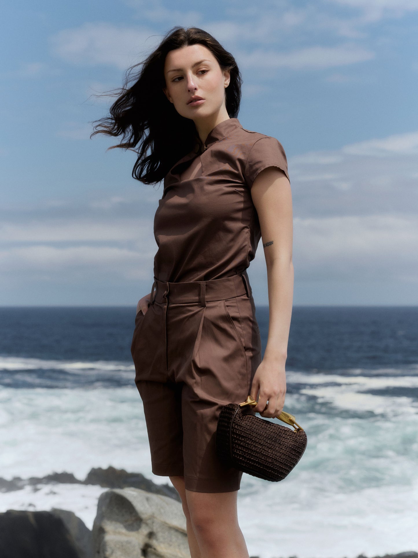 Polera Japo 107 - Café