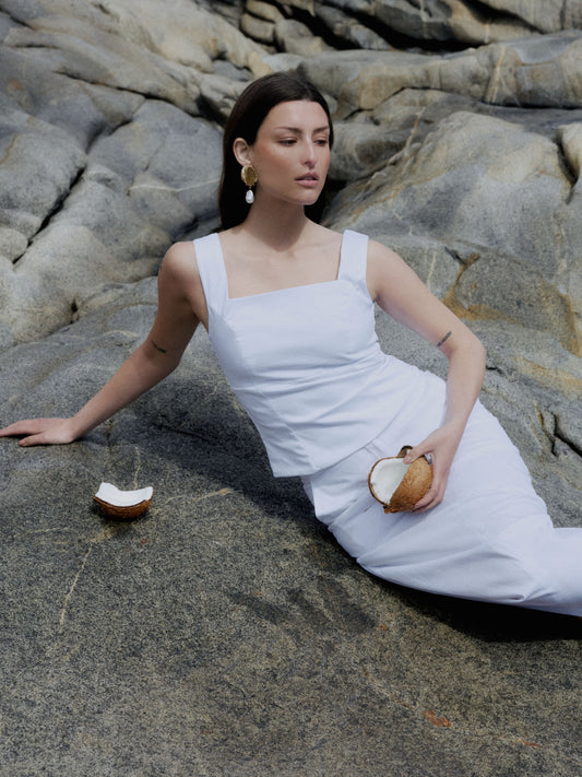 Polera Corset 102 - Blanco